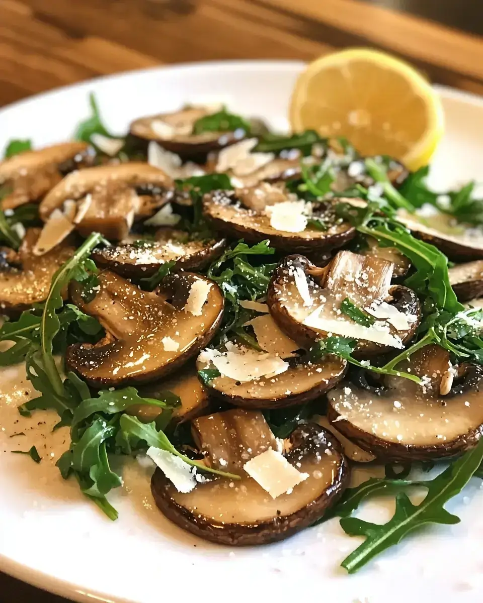 Carpaccio de Champignons de Paris