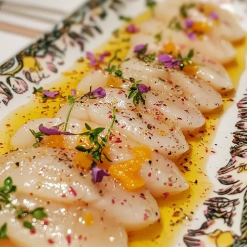 Carpaccio de Saint-Jacques Magique