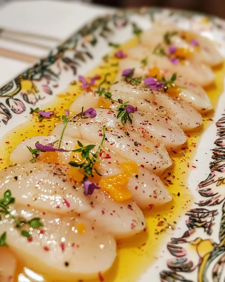 Carpaccio de Saint-Jacques Magique