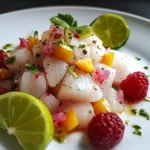Ceviche de Bar au Litchi