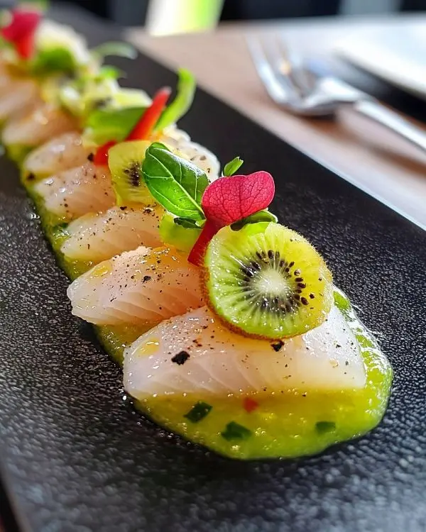 Ceviche de Daurade au Kiwi 2 Ceviche de Daurade au Kiwi
