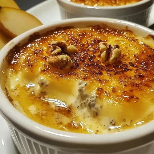 Crème Brûlée Salée au Gorgonzola