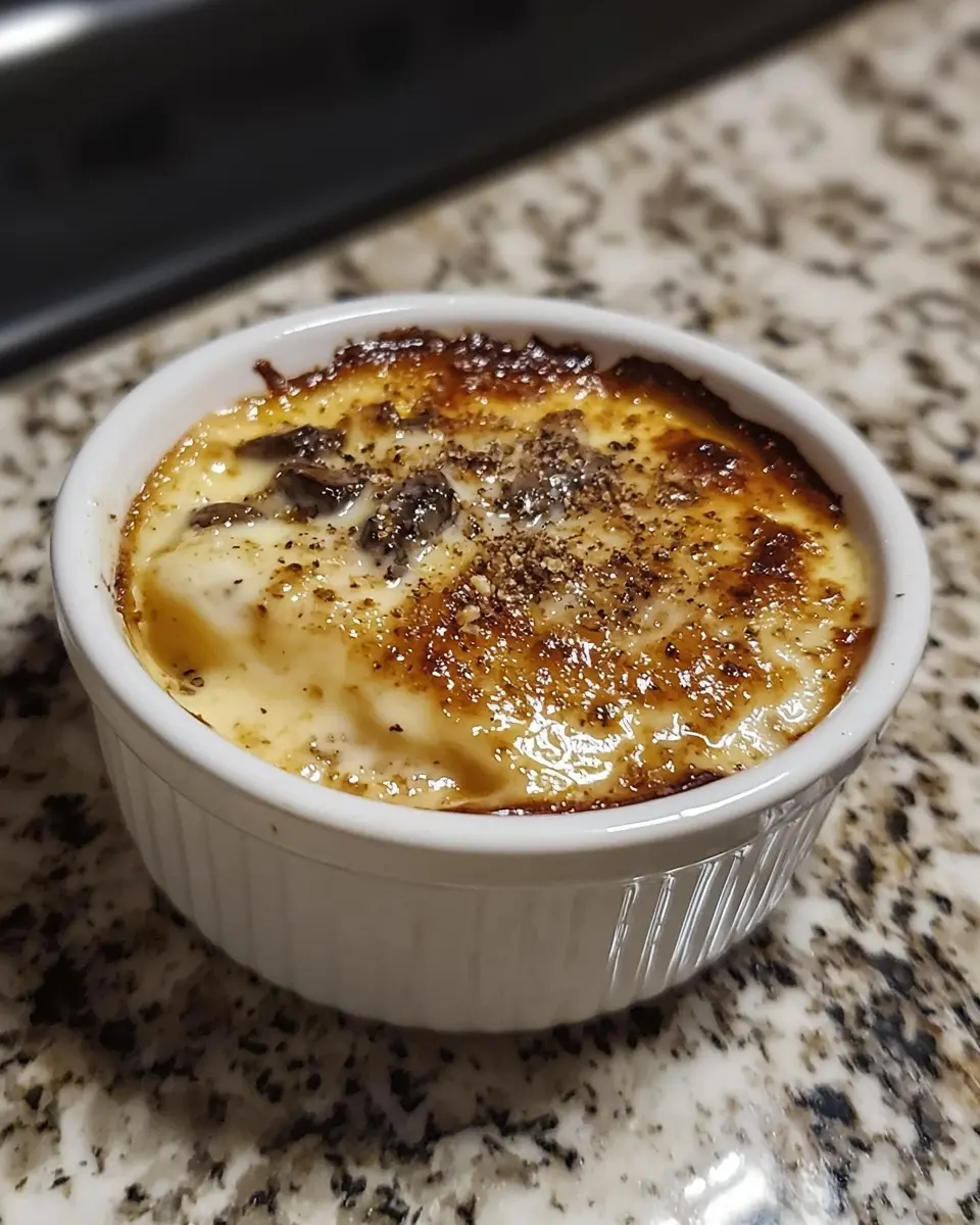 Crème Brûlée Salée au Parmesan