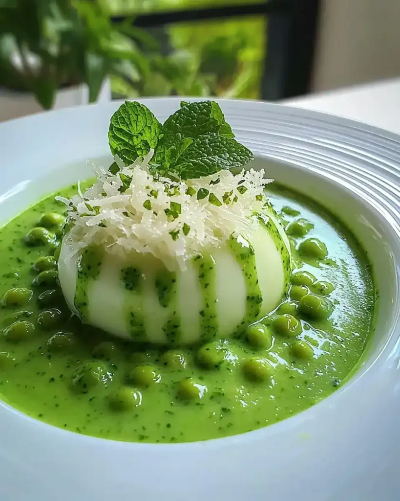 Île Flottante Salée au Parmesan