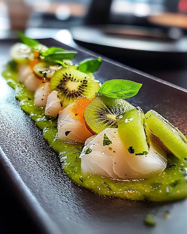 Ceviche de Daurade au Kiwi 4 Recette Ceviche de Daurade au Kiwi