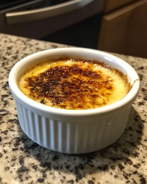 Recette Crème Brûlée Salée au Parmesan