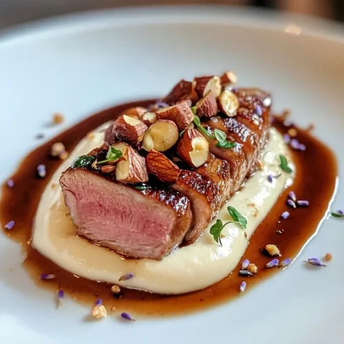 Tataki de Canard Laqué au Miel de Lavande