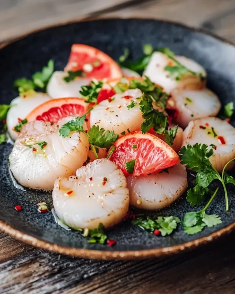 ceviche de Saint-Jacques