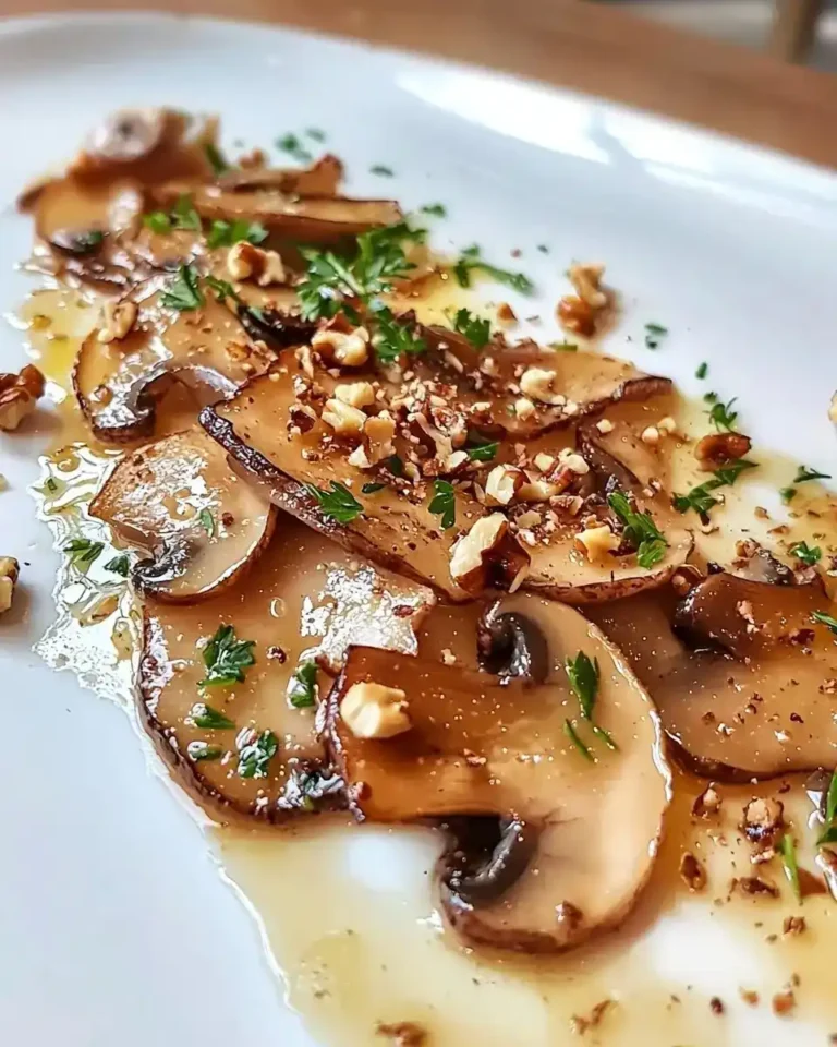 Carpaccio de Champignons de Paris