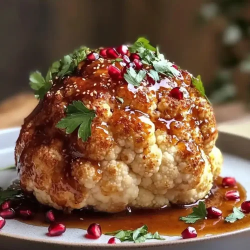 Chou-fleur Rôti Entier Miso-Érable