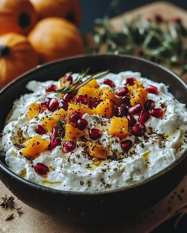 Feta Fouettée au Citron Confit, Courge Butternut Rôtie au Za'atar 3 Feta Fouettée au Citron Confit