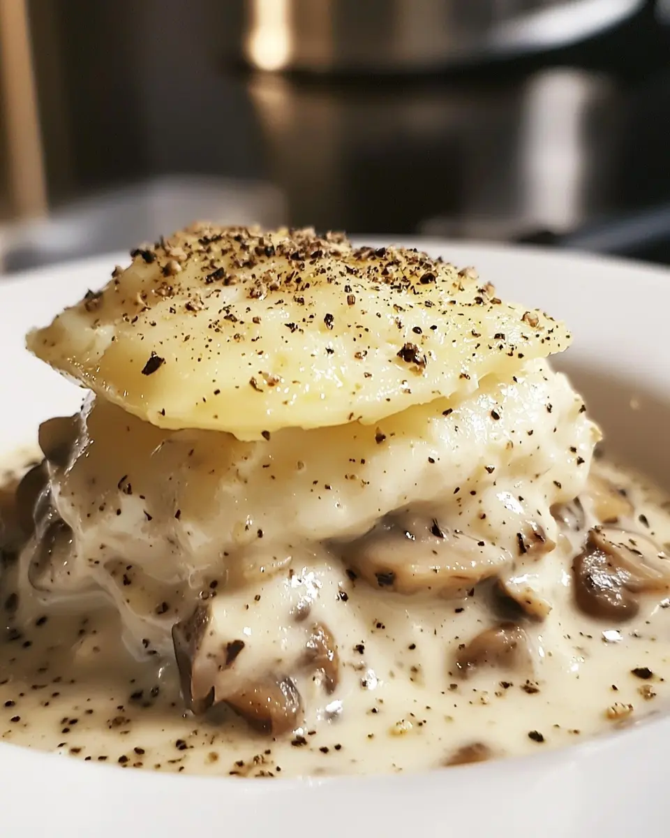 Île Flottante Salée Façon Cacio e Pepe 1 Île Flottante Salée Façon Cacio e Pepe