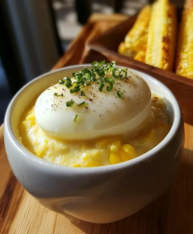 Île Flottante Salée Façon Œuf à la Coque