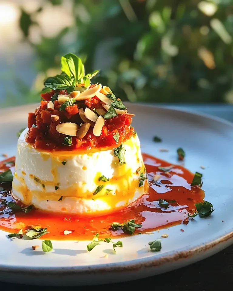 Île Flottante Salée au Chorizo