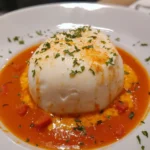 Îles Flottantes Salées et Meringues Créatives 10 Île Flottante Salée au Chorizo sur Velouté Froid