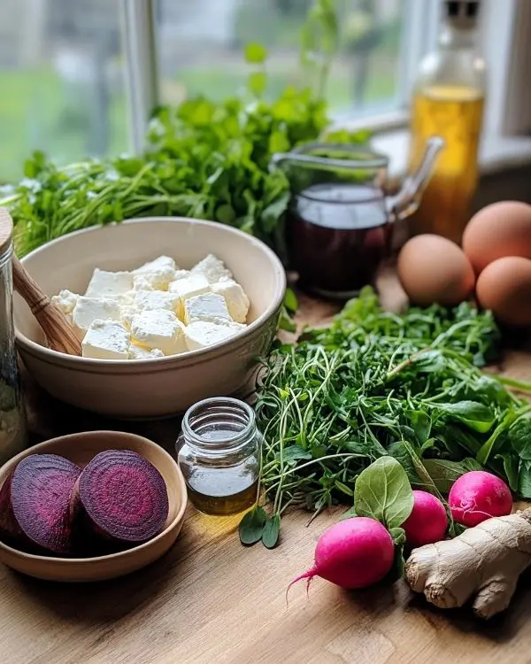 Île Flottante Salée au Chèvre Irrésistible 2 Les ingrédients pour Île Flottante Salée au Chèvre