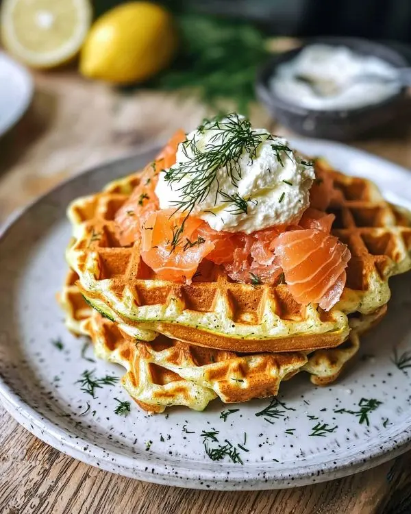 Gaufre de Courgette au Parmesan Raffinée 3 Recette Gaufre de Courgette au Parmesan
