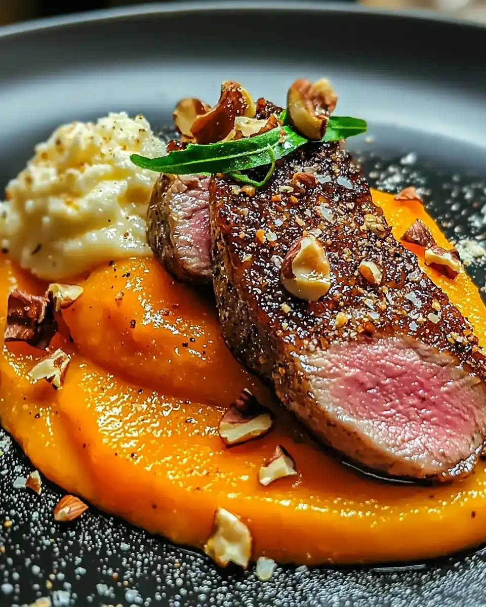 Tataki de Canard Purée de Carottes à l'Orange 1 Recette Tataki de Canard Purée de Carottes à l'Orange