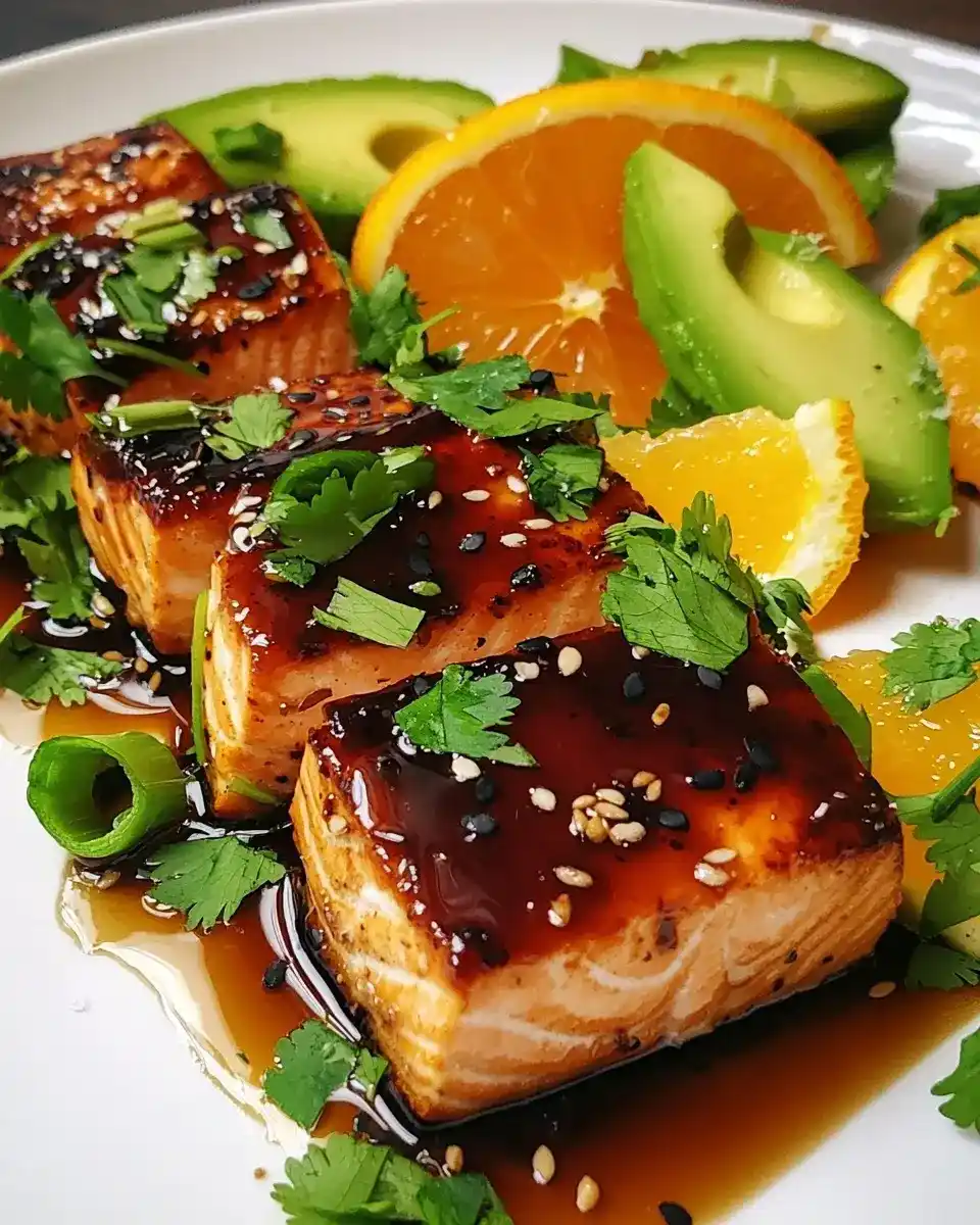 Tataki de Saumon Laqué à l'Érable