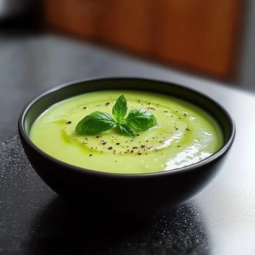 Velouté Glacé d'Avocat, Lait de Coco Soyeux 5 Velouté Glacé d'Avocat