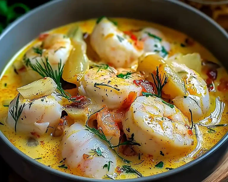 Blanquette de Poissons au Lait de Coco et Curry