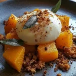 Recettes Burratas Créatives & Fromages Frais 14 Burrata sur Courge Butternut Rôtie