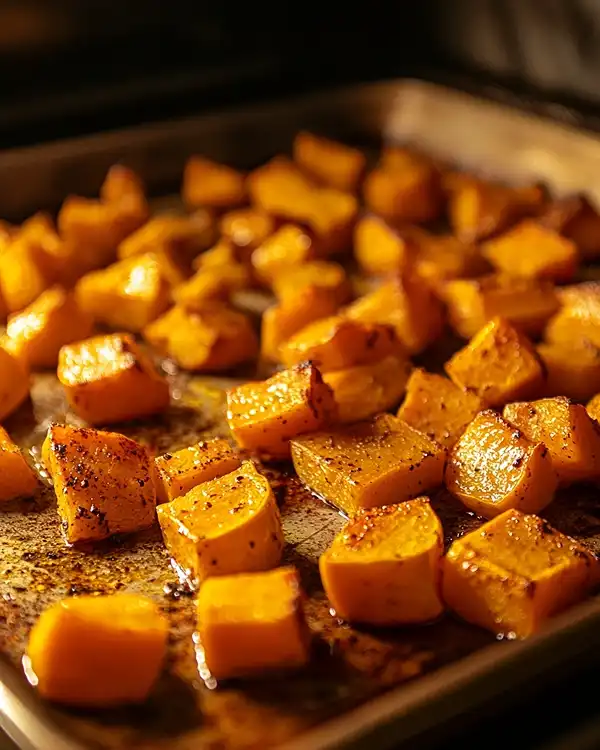 Burrata sur Courge Butternut Rôtie 4 Burrata sur Courge Butternut Rôtie, la Sauge, Sirop d’Érable