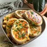 Cheese Naan Poulet Curry Cheddar