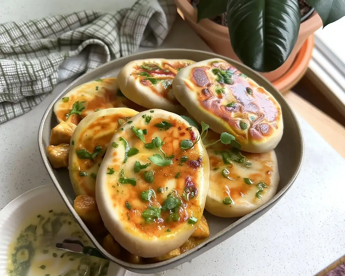 Cheese Naan Poulet Curry Cheddar 1 Cheese Naan Poulet Curry Cheddar