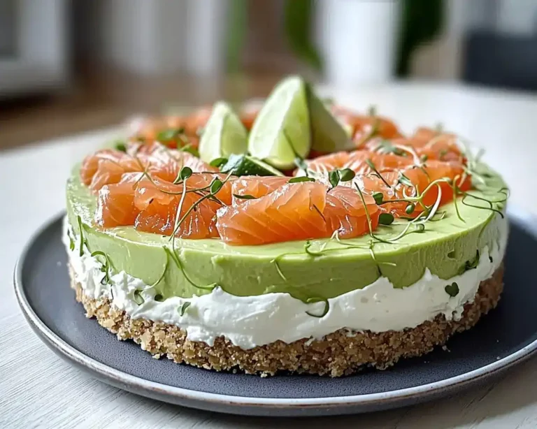 Cheesecake Salé sans Cuisson