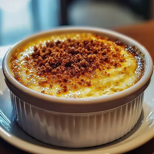 Crème Brûlée Salée au Boudin Noir