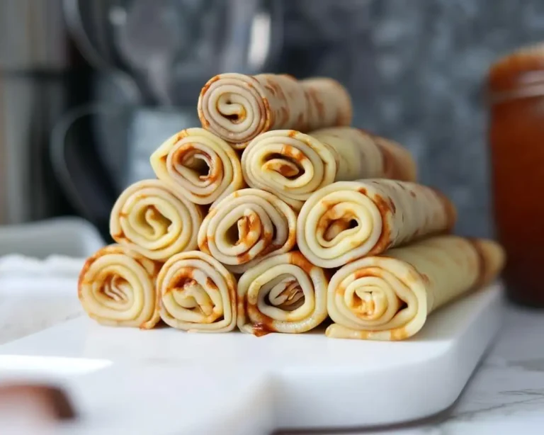 Crêpes Roulées à la Pâte à Tartiner