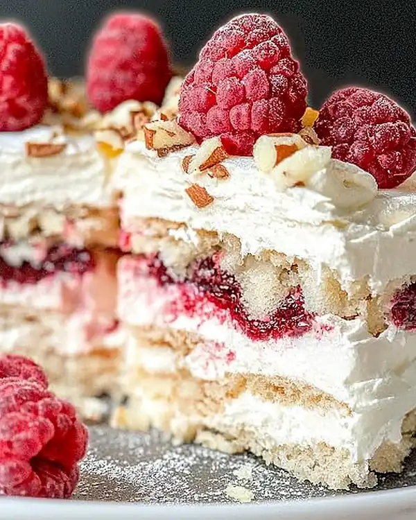 Gâteau Sans Cuisson Framboises 5 Dessert Facile sans cuisson