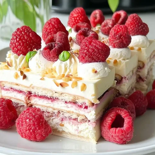 Gâteau Sans Cuisson Framboises 6 Gâteau sans cuisson framboises