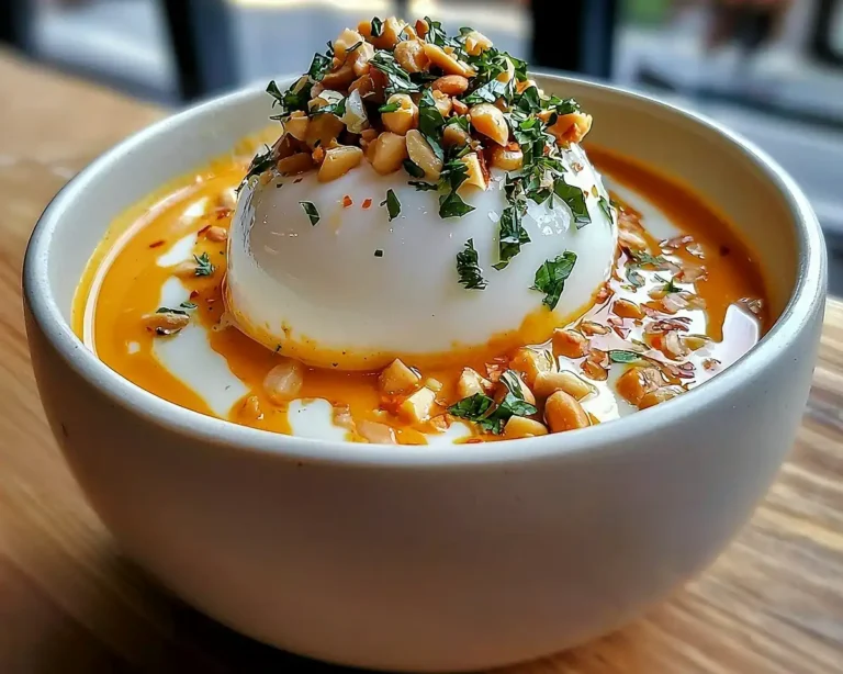 Île Flottante Salée au Curry Vert 11 Île Flottante Salée au Curry Vert en plat