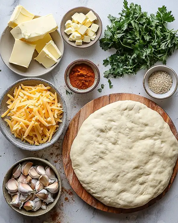 Cheese Naan Poulet Curry Cheddar 2 Les ingrédients pour Cheese Naan Poulet Curry Cheddar