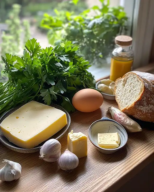Les ingrédients pour Île Flottante Salée au Comté sur Velouté d'Oignons Caramélisés