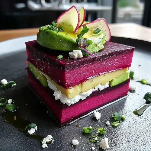 Mille-Feuille Salé de Betterave