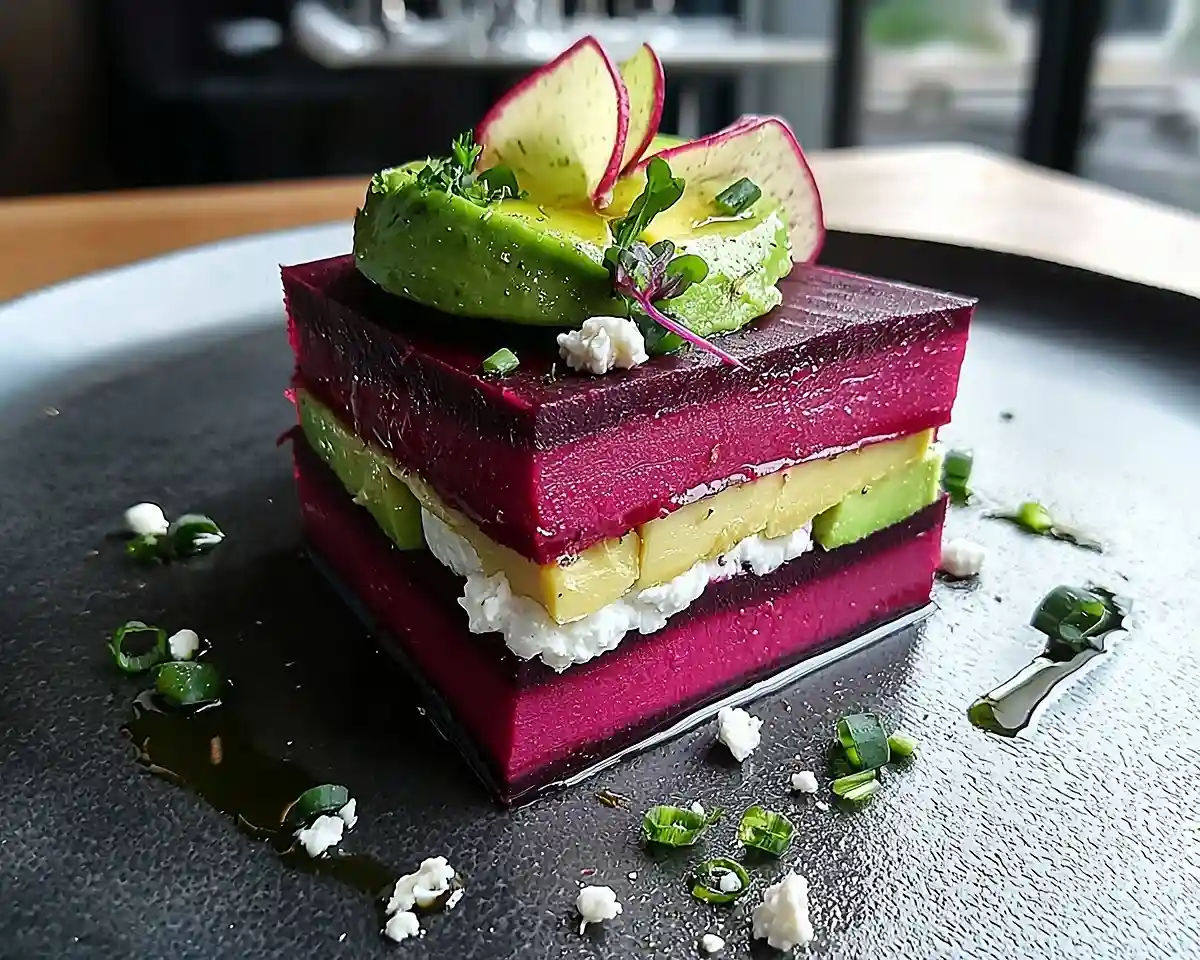 Mille-Feuille Salé de Betterave