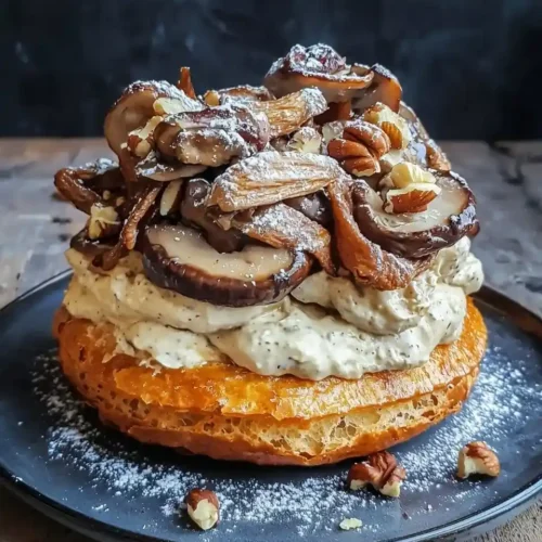 Paris-Brest Salé aux Champignons