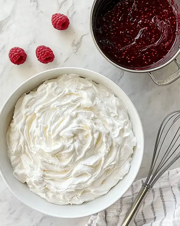 Gâteau Sans Cuisson Framboises 3 Préparation du Recette Patisserie Facile