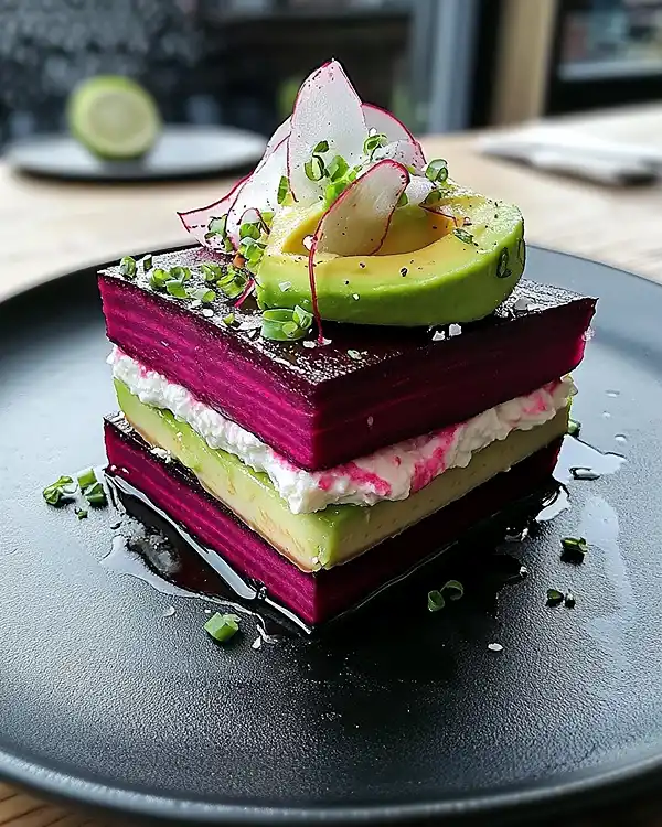 Recette Mille-Feuille Salé de Betterave