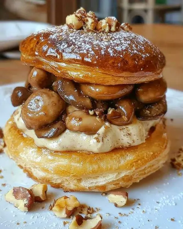 Recette Paris-Brest Salé aux Champignons