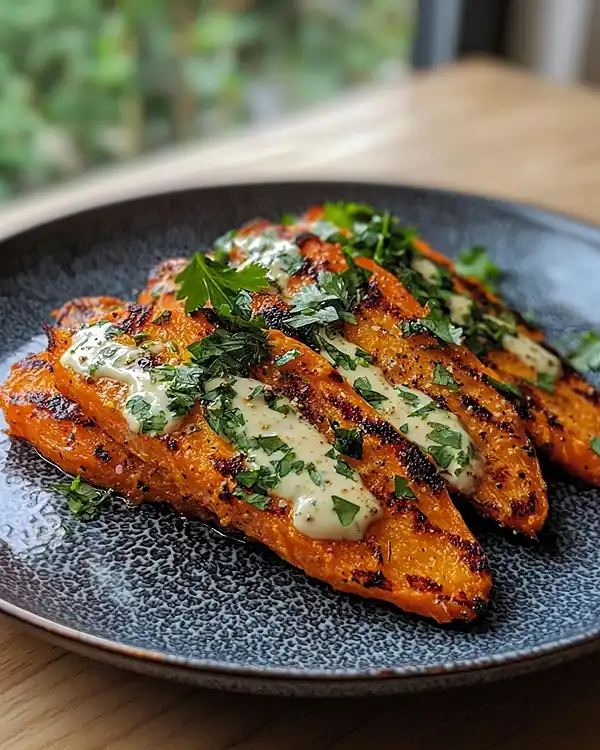 Steak de Carotte Rôtie Laqué au Cumin 3 Steak de Carotte Rôtie Laqué