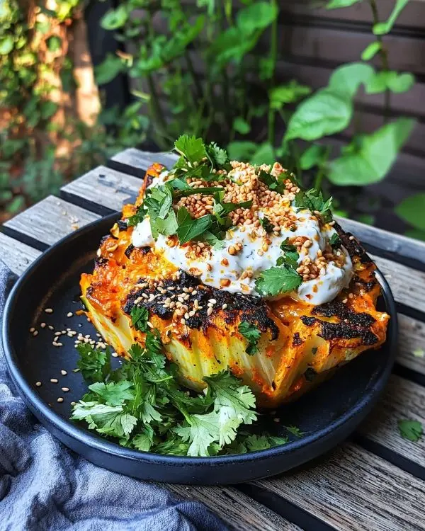 Steak de Céleri-Rave Rôti Laqué Harissa-Miel 5 Steak de Céleri-Rave Rôti Laqué Harissa