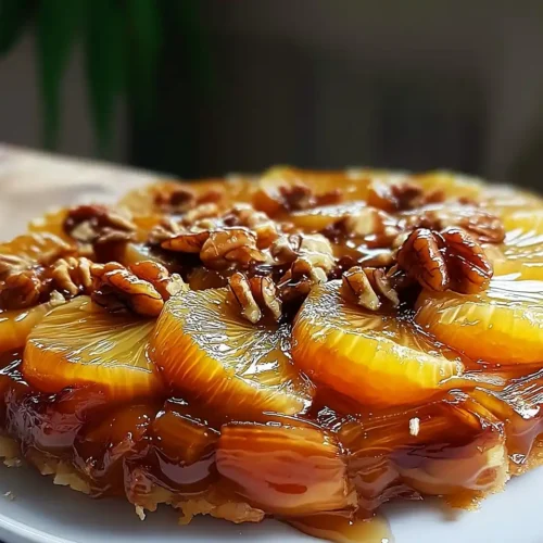 Tarte Tatin d'Endives Caramélisées à l'Orange