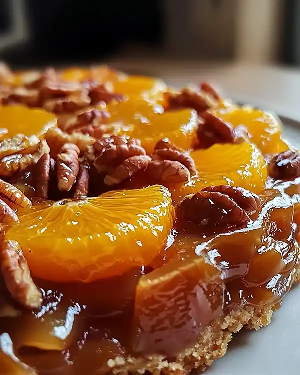 Tarte Tatin d'Endives Caramélisées à l'Orange, Fourme d'Ambert et noix