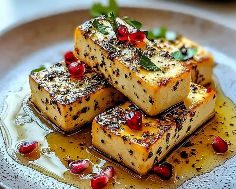 Tataki de Halloumi Laqué au Miel & Za'atar 7 Tataki de Halloumi Laqué au Miel