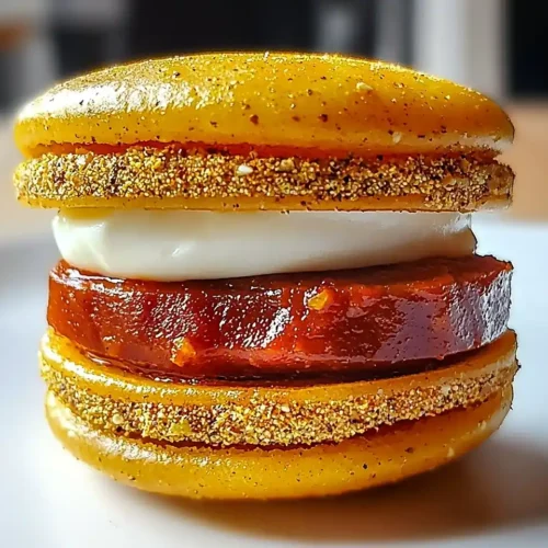 Macaron Salé au Safran