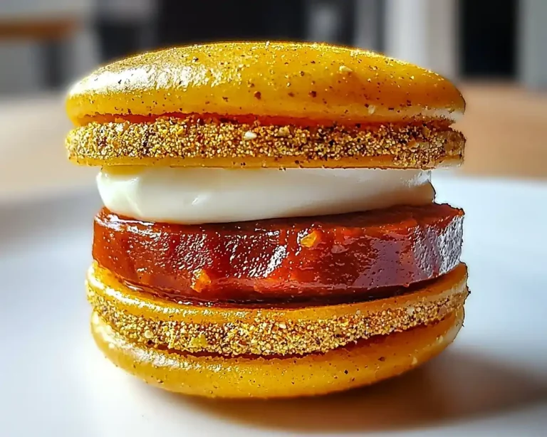 Macaron Salé au Safran